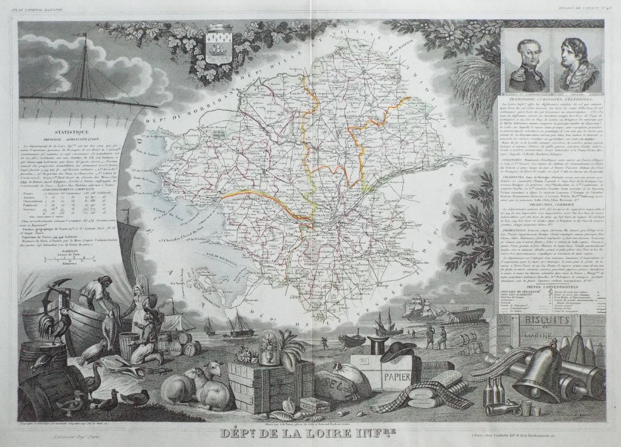 Map of Loire Inferieure